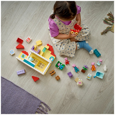 LEGO DUPLO Peppa Pig Family House 10467 Ages 2+ Learning Toy, 84 Pieces