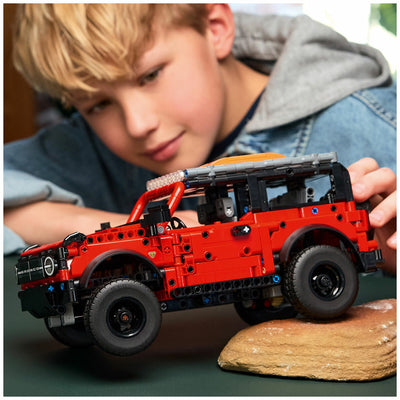 LEGO Technic Ford Bronco SUV 42213 Red Black 943-Piece Realistic Model