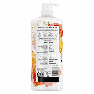 Pantene Essential Botanicals Shampoo Moroccan Rose Honey Manuka 1.13L