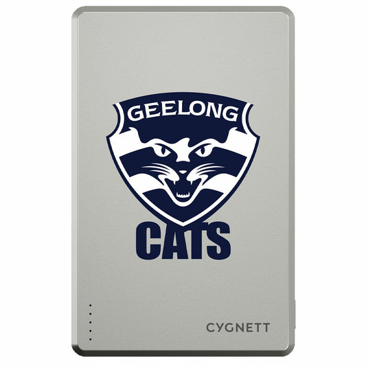 Cygnett 5K Slim Mag Power Bank Geelong Cats CY5365PBCHE - Auzzistore