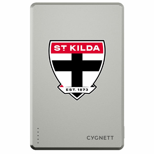 Cygnett 5K Slim Mag Power Bank St Kilda Saints CY5373PBCHE - Auzzistore