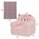 Delta Children Cozee Kids' Animal Chair With Plush Blanket Leopard