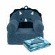 Delta Children Cozee Kids' Animal Chair With Plush Blanket Dinosaur
