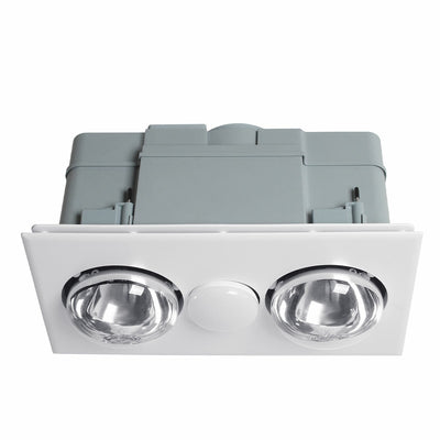 Martec Striker 2 Bathroom Heater/Exhaust Fan MBHS2LW Tri-Colour LED
