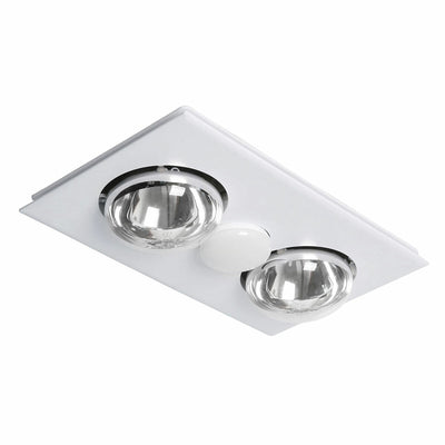 Martec Striker 2 Bathroom Heater/Exhaust Fan MBHS2LW Tri-Colour LED