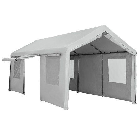 Car Canopy 3 x 6M Grey