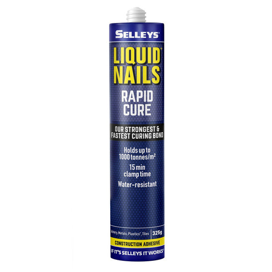 Selleys Liquid Nails Rapid Cure 325g Polyurethane Waterproof Adhesive