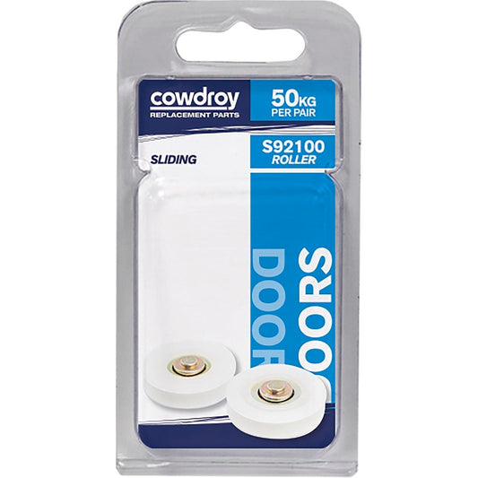 Cowdroy 36mm Sliding Track Door Wheel - Delrin - 25kg Capacity - Smooth Operation - Auzzistore