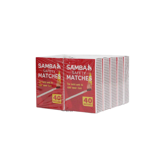 Samba Safety Matches - 10 Pack - Timber - Quick Start