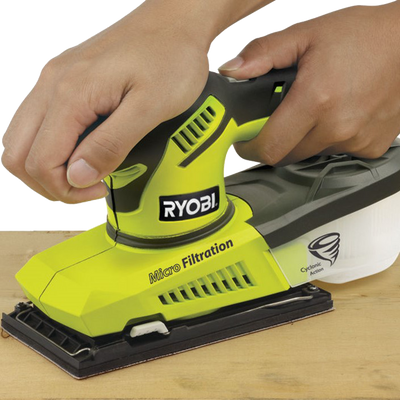 Ryobi 280W 1/3 Sheet Sander - 1.7kg - Various - Smooth Finish