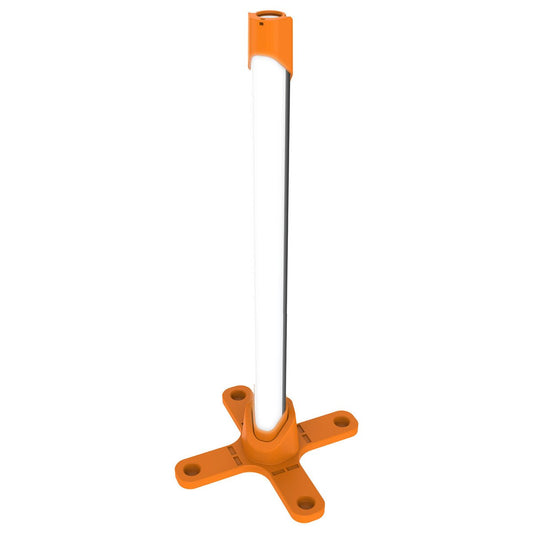 Arlec 1200lm LED Rechargeable Inspection Light - 4400mAh Battery - IP54 Weather Resistant - Orange Black – view 2