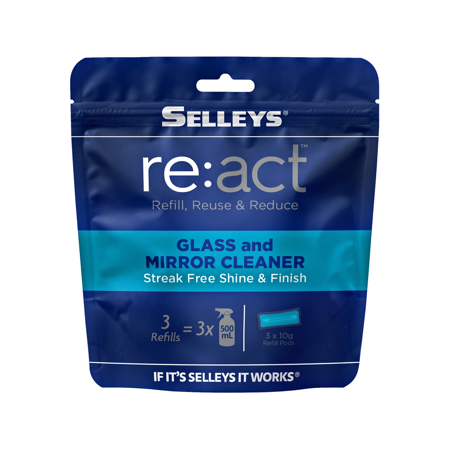 Selleys 10g re:act Glass And Mirror Refill Pods