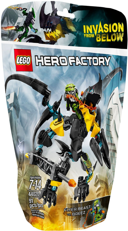 LEGO 44020 FLYER Beast vs. BREEZ Hero Factory - Auzzistore