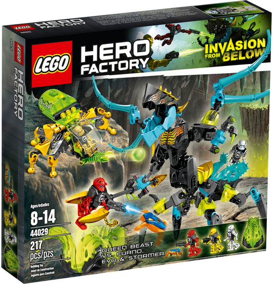 LEGO 44029 QUEEN Beast vs. FURNO, EVO & STORMER Hero Factory - Auzzistore