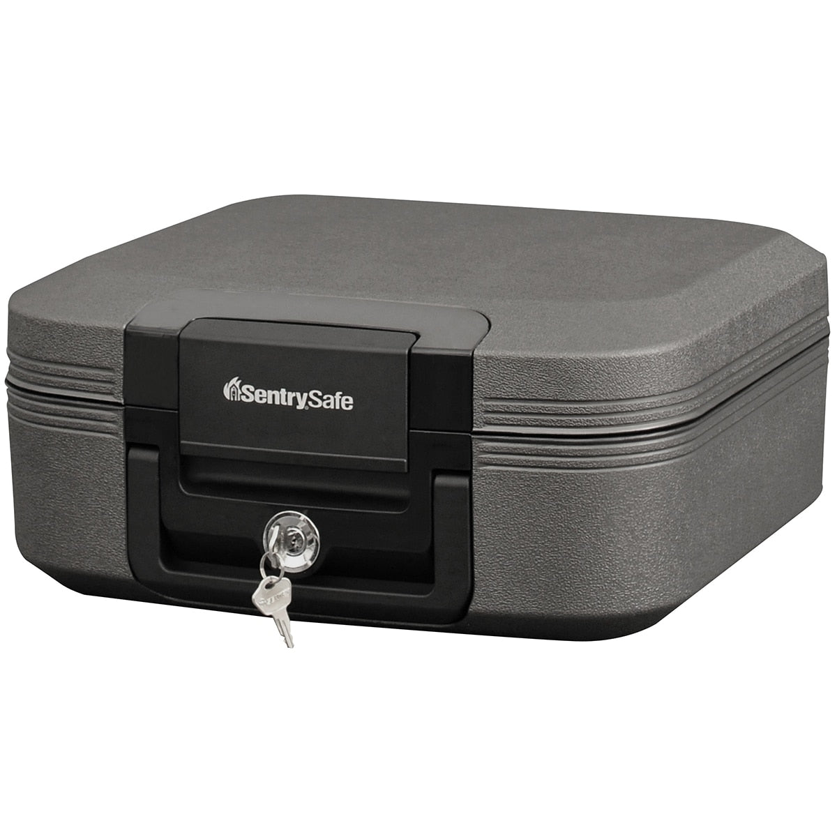 SentrySafe Privacy Lock Chest CHW20101 Black Portable Water & Fire ...