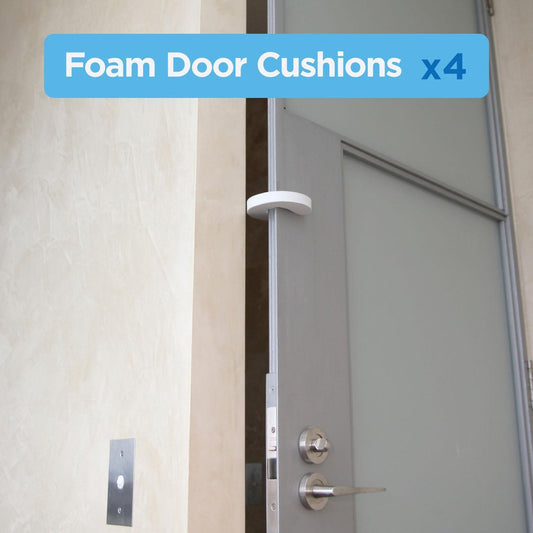 Perma Child Safety Foam Door Cushions - 90mm x 15mm x 90mm - Foam - Easy Install - 4 Pack – view 2