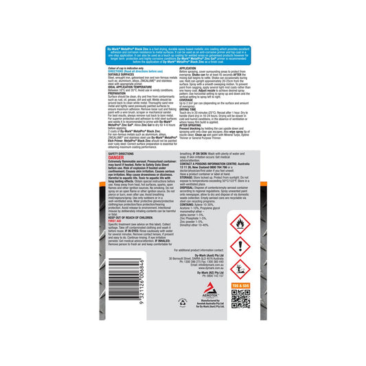 Dy Mark Metalpro Spray Paint - 400g - Epoxy Based - Fast Dry – view 2 - Auzzistore