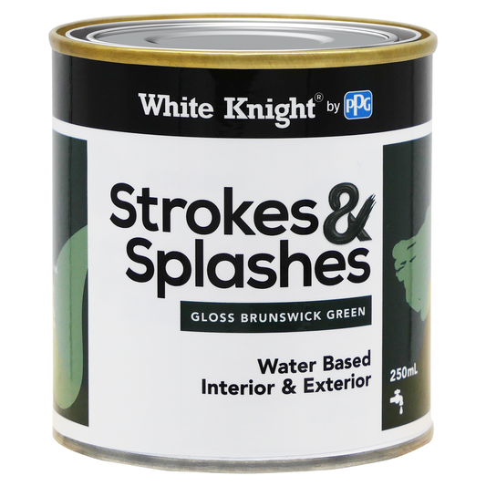 White Knight Brunswick Green 250ml Strokes and Splashes Paint - Auzzistore