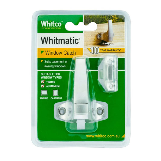 Whitco Window Fastener - 50mm - Zinc Diecast - Satin Chrome