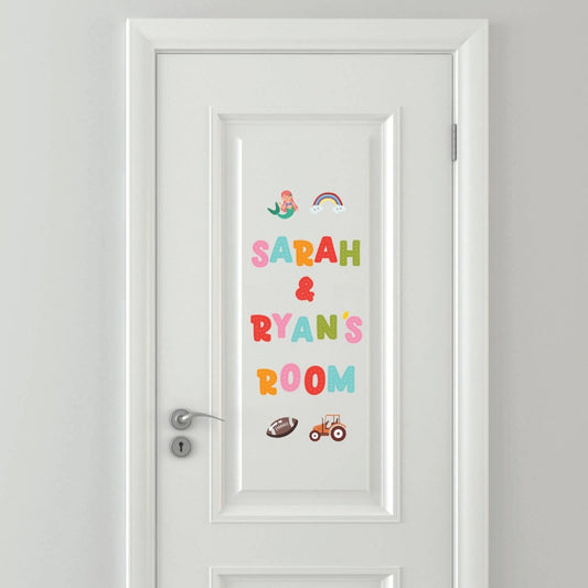 Numero Kids Vinyl Letter Kit - Customisable Vinyl Letters - 197mm x 225mm - Fun Fonts – view 2 - Auzzistore