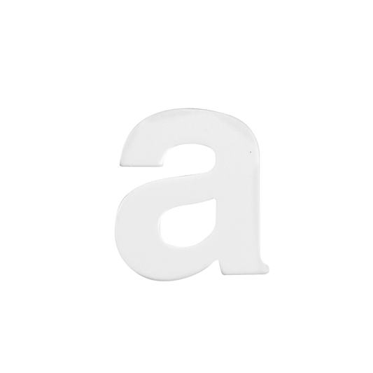 Sandleford 50mm Mode White Self Adhesive Letter A - Easy Application - Weather Resistant - Auzzistore