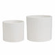 Ceramic Planters On Stand Set Of 2