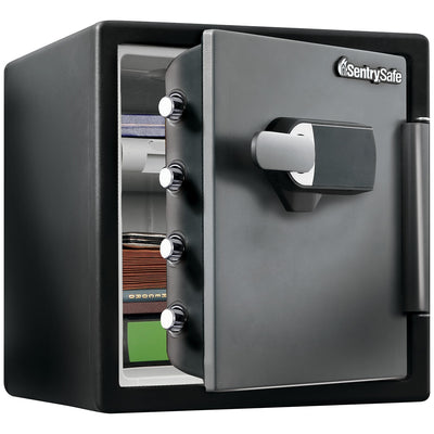 SentrySafe Water Safe Digital Alarm SFW123TTC Black Steel Capacity 33.6L