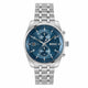BOSS Skytraveller Mens Chronograph Watch Blue Dial Stainless Steel 1514216
