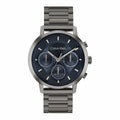 Calvin Klein Gauge Mens Watch 41mm Blue Dial Grey Steel Bracelet