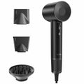 Laifen Swift High-Speed Ionic Hair Dryer 110,000 RPM Black Magnetic Nozzle