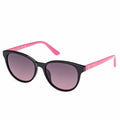 Guess GU00126 01T Women’s Cat Eye Sunglasses Shiny Black Bordeaux Gradient