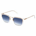 Police Men's Stylish Sunglasses SPLP27 300K Rose Gold Acetate Gradient Blue