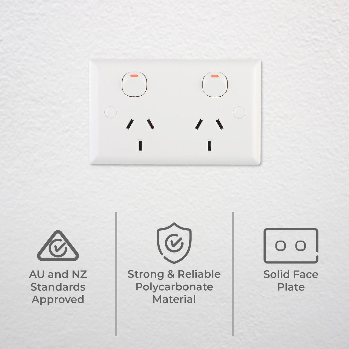 Deta Solid Plate Double Power Point
