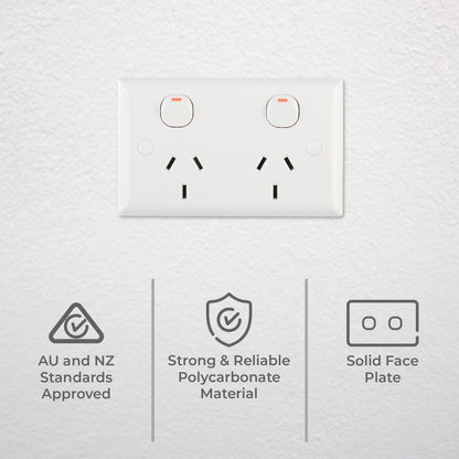 Deta Solid Plate Double Power Point