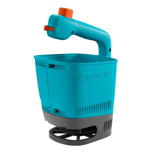 Gardena Handheld Seed and Fertiliser Spreader Medium - 100m² Coverage - Turquoise - Auzzistore