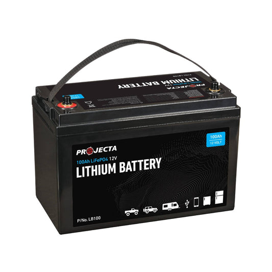 Projecta LB100 100Ah Lithium Battery 12V - Lightweight - Durable - Portable