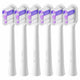 Laifen Ultra Whitening Universal Toothbrush Head 6 Pack Purple