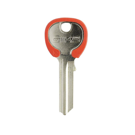 Ehi LW4 Red Specialty Silky Key - Nickel Plated Brass - 54mm x 23mm - Auzzistore