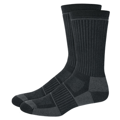 Kirkland Signature Wool Socks 4 Pack Men 7-13 Black/Charcoal & Natural/Grey