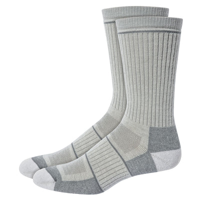 Kirkland Signature Wool Socks 4 Pack Men 7-13 Black/Charcoal & Natural/Grey