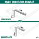 Carinya Angle Bracket - 175mm x 150mm - Stainless Steel - Heavy Duty