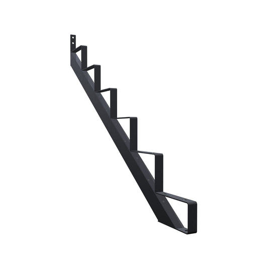 Peak Products Black 6 Tread Steel Stair Stringer