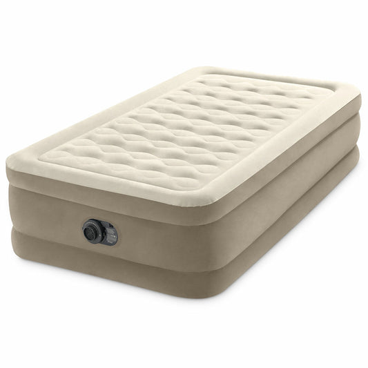 Intex Twin Ultra Plush Airbed With Fiber-Tech Rp