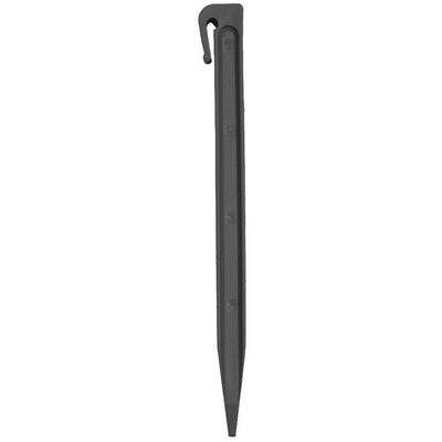 Greenlife Plastic Garden Edging 2 x 1000 x 7.5cm With 20 Pegs Black