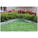 Greenlife Plastic Garden Edging 2 x 1000 x 7.5cm With 20 Pegs Eucalyptus – view 3