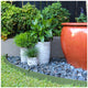 Greenlife Plastic Garden Edging 2 x 1000 x 7.5cm With 20 Pegs Eucalyptus – view 4