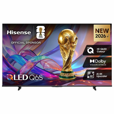 Hisense 75 Inch QLED 4K UHD Smart TV Dolby Vision Dolby Atmos VIDAA Q6S Series 75Q6SAU