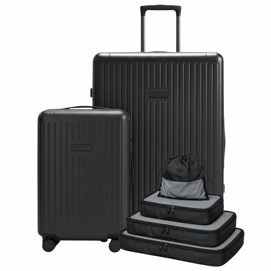 Globite 2 Piece Luggage Set With 4 Piece Packing Cube
