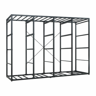 Gorilla 20-Bin Rack Organiser CTCO88BR-20B Black Steel Heavy Duty