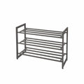 Neatfreak 3 Tier Stackable Shoe Rack Heavy Duty Metal 12 Pairs C05055P064